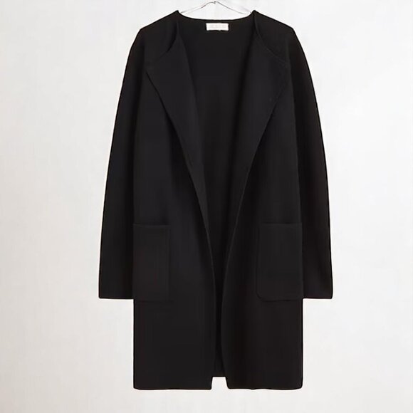 J. Crew Juliette collarless sweater-blazer Size Medium - Picture 1 of 12